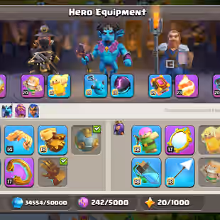 🌟BEST OFFER 🌟TH 17 BEST ACC | HERO 85-98-77-70-43 | EPIC FB-23 RS-23 OTHER 5 EPIC LVL 20 | ALL MAGIC ITEMS AVAILABLE - Image 5