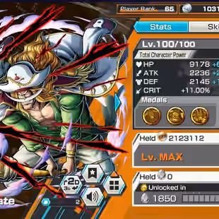 BR547-IOS-Android-Hyber 64-11 Ex(Kuzan-Lucci-Shank v4-Akainu-Roger-Kaido v2-Zoro-Kaido v3-White Beard)-Vip Medal-SP 162 - Image 31