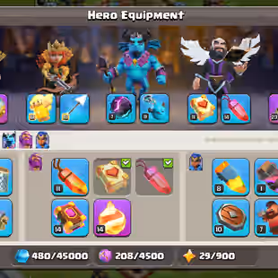 ❗[ PREMIUM TH-16 - MAX WALS ]❗R.SPEAR [23] - E.BOOT [20] - FB [14] - SB [14] || HEROS: 70-79-50-51-40 || BEST DEAL - Image 6