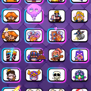 Lvl-68 | 121-Card Max | 82-Elite | 36-Evo | [120-Emote] | 10000 Trophy |  33-Tower Skin | Name Chang yes - Image 5