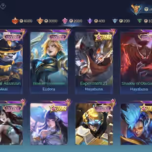 EMBLEM MAX HERO MAX SKIN 495 LEGEND 2 CC 2AOT MARTIS JJK XAVIER SOUL AAMON ASPIRANT ANGELA CHANGE KOF 4 AUTOMATOC DELIV - Image 8