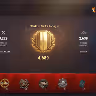 [NA] 3 TIER X | 19 PREMIUM TANK | TOTAL TANKS 31 | 1639 (51) WINS | 6.841.167 CREDITS | GOLD 159 |