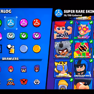 🌟189 SKINS🌟50.600 TROPHY | 88 BRAWLERS | 21 MAX | 11 HYPERCHARGED | INSTANT DELIVERY | FULL ACCESS - Image 25