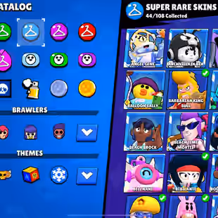 S1  57K CUPS  81 BRAWLERS | 115 SKINS  | 10 HYPERCHARGE |HIER TIER BR [] 25 MAXED []FAST DELIVERY - Image 8