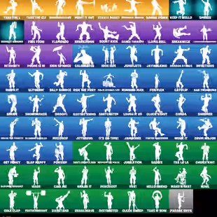 61 SKINS | Chun-Li | Psycho Bandit | OG STW | Warpaint | Explorer Emilie | Dante | Drive Shaft | Take The L |Laugh It Up - Image 5
