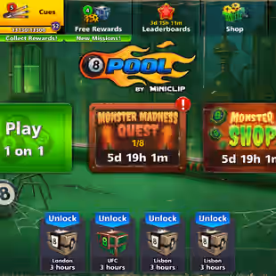 Level 192 | 1.3B Coins | 15 Legendary Cues | Kitsune Cue Purchased | VIP Emerald | Final Warning Account - Image 6