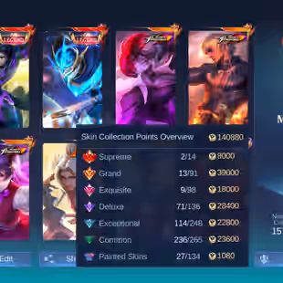 MEGA V🔥2x LEGEND😍472 SKINS | GUS SEMI SET | CHOUKOF | LING lORD SHEN - Image 3