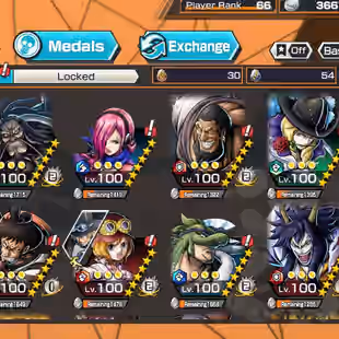 BR610-IOS-Android-Hyber 50-5 Ex(Gear 5 v2-Kizaru-Garp-Roger v2-Kaido-Akainu-Shank v4-Shank v3-Shank-Yamato)-Vip Medal - Image 7