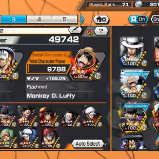 BR597-IOS-Android-Hyber 55-8 Ex(Gear 5-Zoro-Lucci-Roger Skins-Yamato Ace-Akainu-Shank)-Vip Medal-Support 162-647 Frag - Image 3