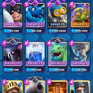 ❗[ 47X CARD MAX - 15X EVULOSION - 9X ELITE ]❗ TROPHY: 11500 || EMOTE : 79 || 8 YEARS PLAYED BADGE || LEVEL 55 - Image 7