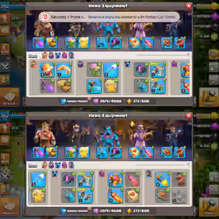 🔥15505 GEMS🔥PREMIUM TH-15! XP-202! HEROES:-55-71-41-44-21! NICE PETS! FAST DELIVERY - Image 4