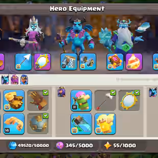 ❗[ TH-17 NEAR MAX ]❗SB-FB [MAX] | GG-MM [23] | HEROS: 100-100-52-75-50 || WALLS MAX || NEAR MAX DEF - TROOPS | BEST DEAL - Image 4