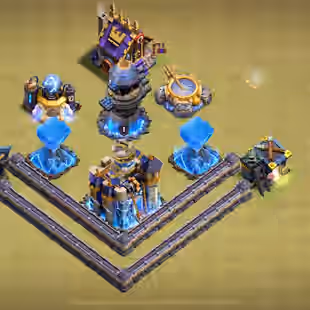 GUARDIAN MAX 🔥 3 HERO MAXED 💎 TOWNHALL 18 - 25 EQUIPMENTS MAX - 900 SPARKY STONE - 2825 WWS - 45 WALL MAX - 5K LEGEND - Image 5