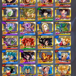 D793-IOS+Android-Nice Account-9 UL(SS4 Vegeta+Frieza+SS4 Gogeta+Majin+Vegito)+55 Legend+Vip Equi+Good Zenkai+Good Team - Image 17