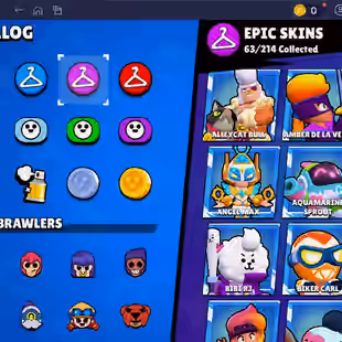 🌟 220 SKINS🌟74.950 TROPHY | 95 BRAWLERS | 22 HYPERCHARGED | 31 MAXED BRAWLERS | CHAINSAW BUSTER | LOADED RICO | CORSA - Image 38