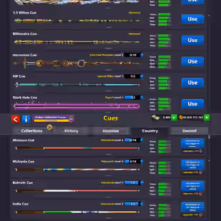 60 BILLION COINS ACCOUNT | Level 384 | VIP Black Diamond | 6.4K Cash | Massive Cues Collection | Fresh Account - Image 5