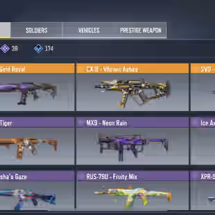 💎 LEVEL 192 💎 3 LEGENDARY SKIN | 38 EPIC | 174 GUNS | 18 EPIC SOLIDER | 75 VEHICLE - Image 5