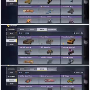 STACKED | AK 117 - GRIM ENDING LEVEL 4 | 2 MYTHIC 🔥 9 LEGENDARY | LEVEL 400 | BEST CHARACTERS | 411 EPIC GUNS - Image 4