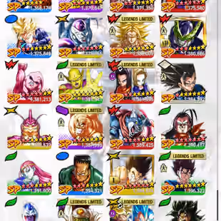 D810-IOS-Android-Super Vip Account-15 ULTRA-66 Legends Limited Good Star-Nice Zenkai-Vip Equipment-Many Team Ready PVP - Image 19