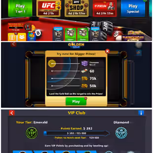 11B COINS ACCOUNT | Level 355 | CCP 74 | 10 Special Cues MAX | 19 Legendary Cues | Rings, Emotes & Cues | Fresh Account - Image 6