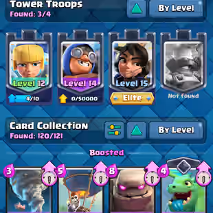 ❗[ 53X MAX CARDS - 9X EVULOSION ]❗ LEVEL: 54 || TROPHY: 9200 || KT: 15 || ELITE CARD : 5 || 52X EMOTES || FAST DELIVERY - Image 3