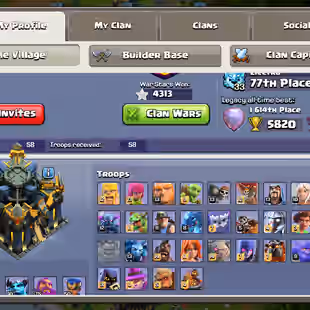 🔥TH 17 FULL MAX READY FOR 18🔥10600 GEMS-FUL MAGIC ITEM-XP 277-5 EPIC EQUIPMENT MAX-1309 MEDALS-NC YES-BEST DEAL - Image 2