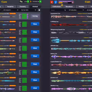 88 CCP ACCOUNT | Level 382 | VIP Diamond | 1.1B Coins | 3K+ Cash | 10 Special Cues MAX | 12 Leg Cues MAX | Fresh Account - Image 4