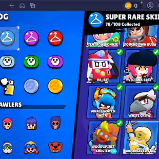 🌟11.11 PIN🌟FREE CHANGE NAME | 217 SKINS | 73.000 TROPHY | 91 BRAWLERS | 16 MAX | 13 HYPERCHARGED - Image 32