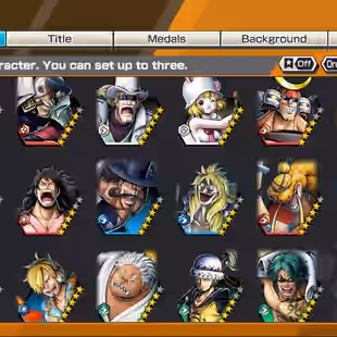 BR610-IOS-Android-Hyber 50-5 Ex(Gear 5 v2-Kizaru-Garp-Roger v2-Kaido-Akainu-Shank v4-Shank v3-Shank-Yamato)-Vip Medal - Image 31