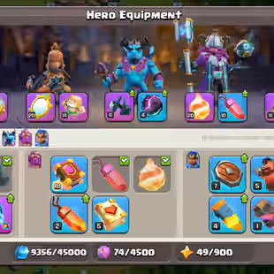 ❗[ PREMIUM TH-17 - ALL WALLS MAX ]❗6'000 GEMS || GG [20] - MM [20] - FB [20] - EB [20] - 10X EPIC || 1100 MEDALS - Image 6
