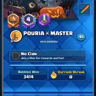 VERY CHEAP 💎 13 MAX CARDS 💎 ARENA 21 [] 2 EVO [] 8015 TROPHIES [] XP41 [] KT13 [] 174 GEMS [] 79 EMOTES [] AVAILABLE - Image 6