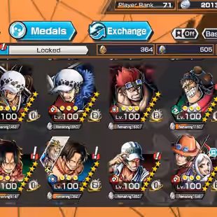 BR597-IOS-Android-Hyber 55-8 Ex(Gear 5-Zoro-Lucci-Roger Skins-Yamato Ace-Akainu-Shank)-Vip Medal-Support 162-647 Frag - Image 51
