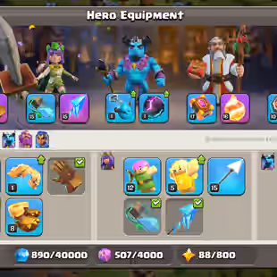 AWESOME TH 15-XP 204-HERO 80-81-55-30-EPIC GG 17 FA 15 FB 18 EB 11-MEDALS 505-STRONG WALLS-BEST DEAL - Image 4