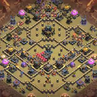 PvP LEGEND RANKED 💎20 EQUIPMENT MAX 💎 TH 17  MAX HERO - PETS MAX - 274 XP - 3400 GEM- 875 MEDAL - 23K CUP - INSTANT - Image 1