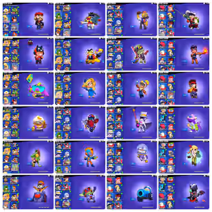🔥ZEUS BROCK 🔥 52K TROPHY | 93 BRAWLER | 47 MAXED | 18 HYPERCHARGED | 228 SKIN | INSTANT DELIVERY - Image 11