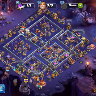 BEST OFFER | TH 15 [3]RARE SCENERY | HERO: 86-90-65-40 | 10 EPIC E.Q 5 EPIC ALMOST MAX | NC-YES | NIGHTMARE PRINCE SKIN - Image 1