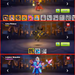 LEAGUE SET 🏆 FULL MAX TH17 ✨ 33/33 EQUIPMENTS UNLOCKED | MAGIC ITEMS AND CWL MEDALS | INSTANT DELIVERY - Image 7
