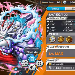 BR610-IOS-Android-Hyber 50-5 Ex(Gear 5 v2-Kizaru-Garp-Roger v2-Kaido-Akainu-Shank v4-Shank v3-Shank-Yamato)-Vip Medal - Image 26
