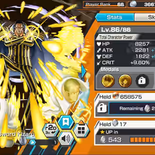 BR610-IOS-Android-Hyber 50-5 Ex(Gear 5 v2-Kizaru-Garp-Roger v2-Kaido-Akainu-Shank v4-Shank v3-Shank-Yamato)-Vip Medal - Image 27