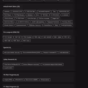 332 LVL - 26X ELITES - 42X SEASONALS - 43X BLACK ICES - 21X UNIVERSALS - 10X PRO LEAGUES NEW - 11X PILOT PROGRAMS - 73 O - Image 2