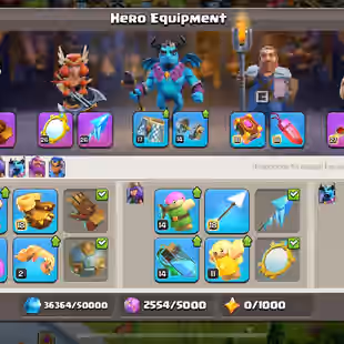 Th17 | Hero-93-94-68-43 | Wall Good | Defence Strong | Equipment-2-Epic Max | [GG-26-SB-26-FA-26-MM-26] | XP-232 | [BH-1 - Image 4