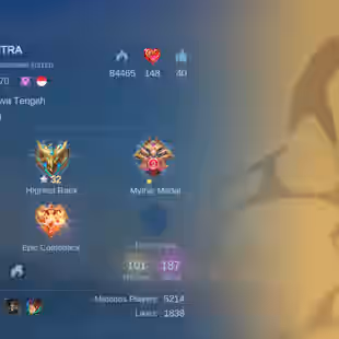 EPIC M5-M6 || MYSTIC MEOW FULL || NATA COL || EMBLEM MAX || EX 32 STAR || GOOD EMOTE - Image 2