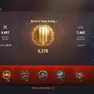 [EU] 3 TIER X | 6 PREMIUM TANK | TOTAL TANKS 44 | 5018 (50) WINS | 8.550,909 CREDITS | GOLD 673 |