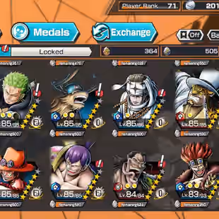 BR597-IOS-Android-Hyber 55-8 Ex(Gear 5-Zoro-Lucci-Roger Skins-Yamato Ace-Akainu-Shank)-Vip Medal-Support 162-647 Frag - Image 57