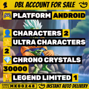 Dragonball Legends: 2 Ultra Characters 30K Crystals | Android Unleash Saiyan Power! ! MKG0248