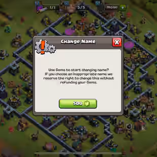 FULL MAX WALLS 💎 834 MEDAL 💎TOWNHALL 13 [] 61-72-42-46-21 HEROES - SB MM BP EB RS - RENAME 500 []GHOST QUEEN -INSTANT - Image 5