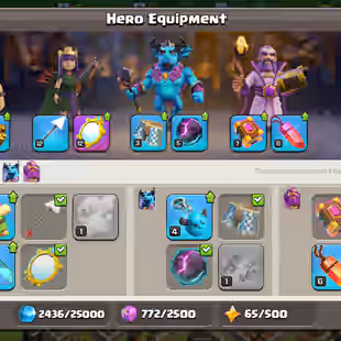 TH11 FULL MAX || ALL HEROES MAX || STOCKED MAGIC ITEMS || CWL 250 ||  OP EQUIPMENTS || INSTANT DELIVERY - Image 6