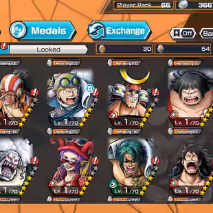 BR610-IOS-Android-Hyber 50-5 Ex(Gear 5 v2-Kizaru-Garp-Roger v2-Kaido-Akainu-Shank v4-Shank v3-Shank-Yamato)-Vip Medal - Image 69