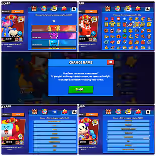 🔥560 GEMS 🔥 72K TROPHY | 55K BLING | 15 TITLE | 93 BRAWLER | 57 MAXED | 36 HYPERCHARGED | 216 SKIN | INSTANT DELIVERY - Image 3