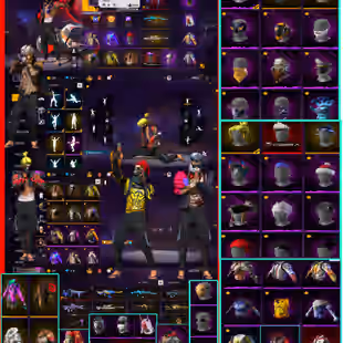 Free Fire Goldrim Alchemist Bundle || OLD ACC - Image 1